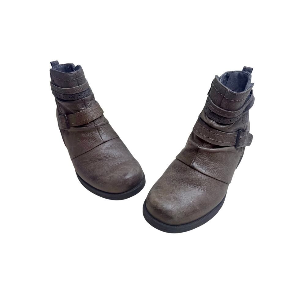 EARTH ORIGINS in Box Women's 9 Randi Roland Boot Leather Shoes Thunder Grey